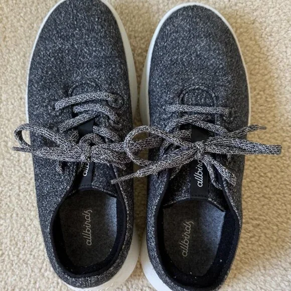 Allbirds Women's Sneakers in Black and White - Picture 3 of 3